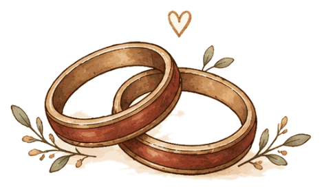 Two wedding rings